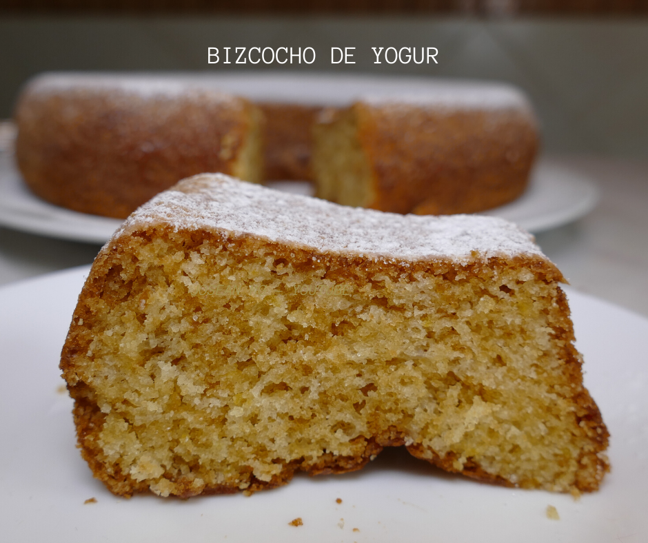 Bizcocho de yogur receta casera de la abuela